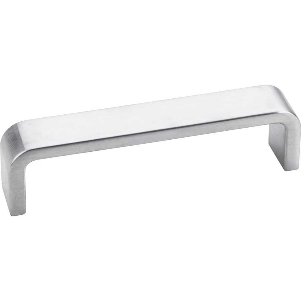 Asher Pull, 4" C/C, Brushed Chrome - Image 1