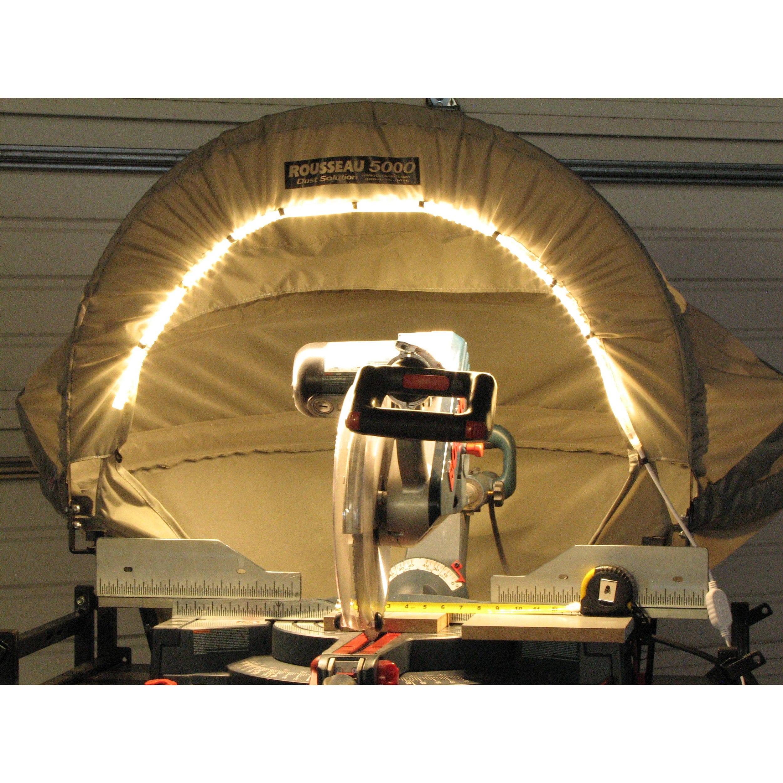 Lighted 5000-L Dust Solution for Miter Saws - Image 1