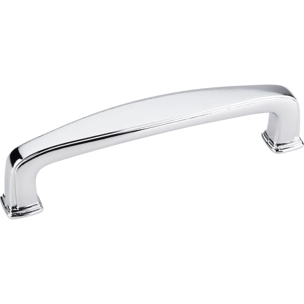 Milan 1 Plain Square Pull, 96 mm C/C, Polished Chrome - Image 1