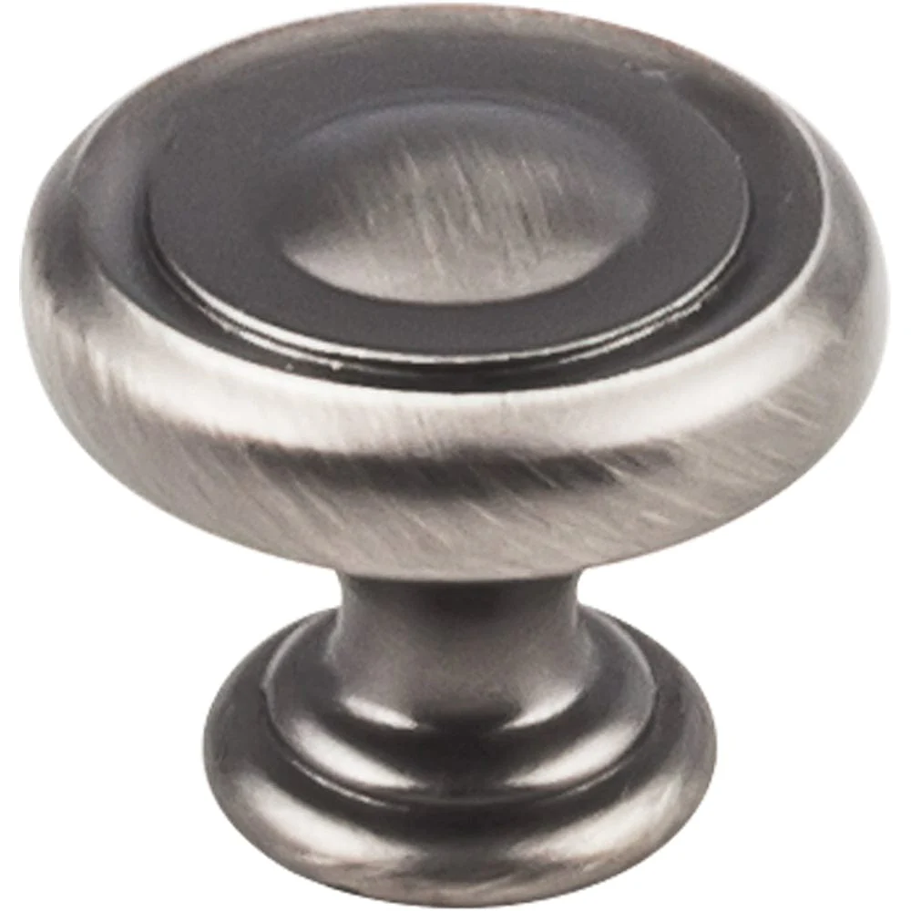 Bremen 1 Knob, 1-1/4" Dia.,  Brushed Pewter - Image 1