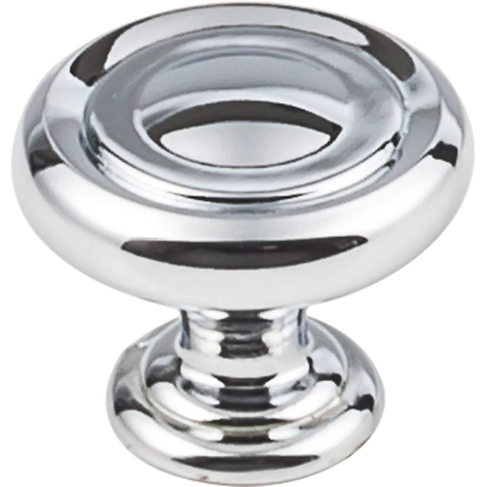 Bremen 1 Knob, 1-1/4" Dia.,  Polished Chrome - Image 1