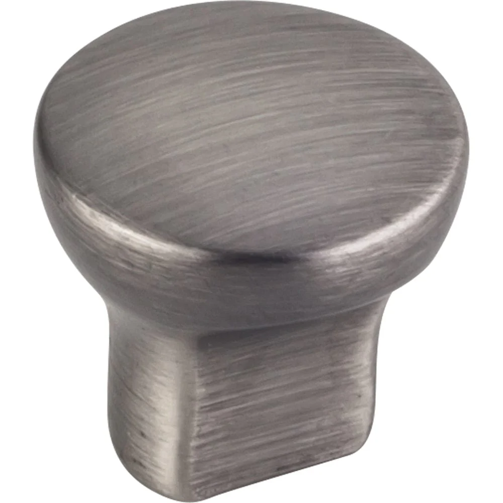 Brenton Knob 1" Dia  Brushed Pewter - Image 1