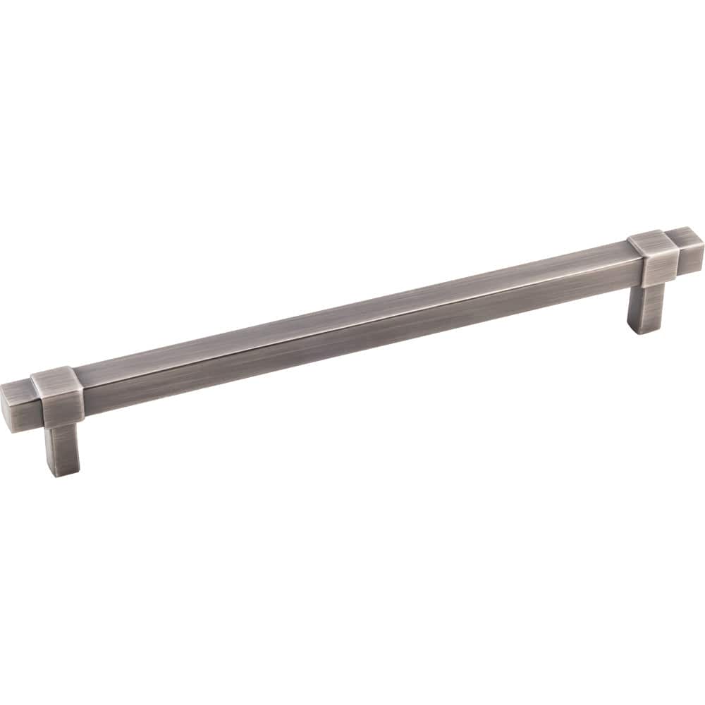 Zane Pull, 192 mm C/C, Brushed Pewter - Image 1