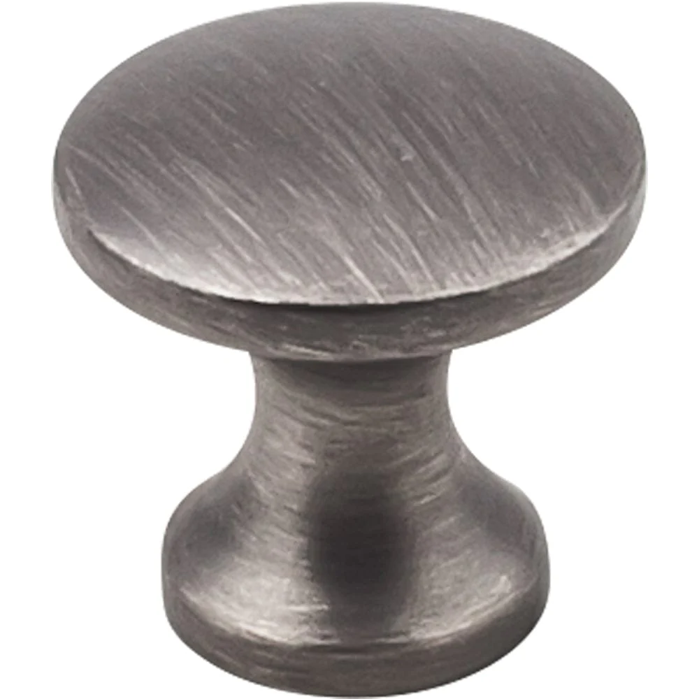 Slade Knob 1" Dia Brushed Pewter - Image 1