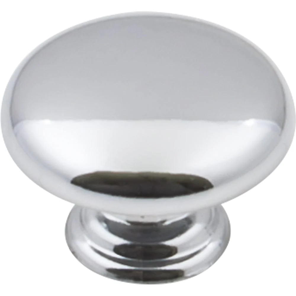 Gatsby Knob, 1-3/16" Dia.,  Polished Chrome - Image 1