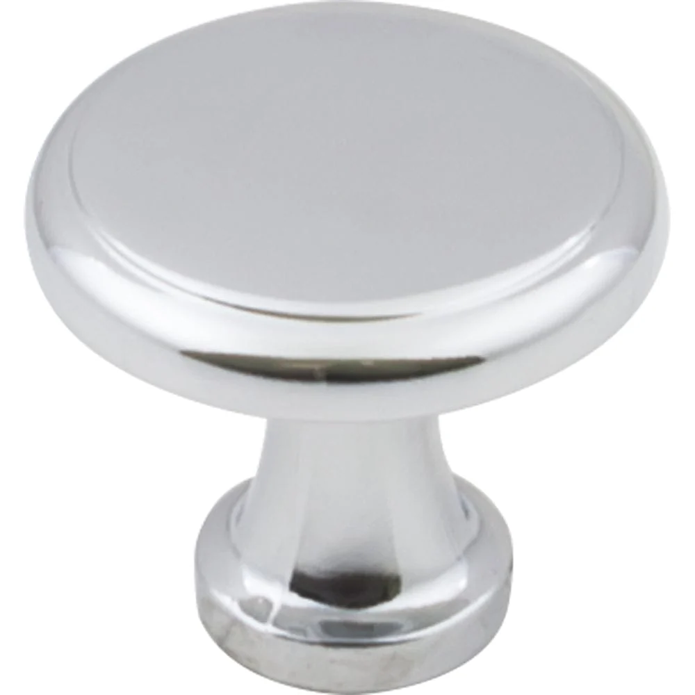 Gatsby Knob, 1-1/8" Dia.,  Finnish -Polished Chrome - Image 2