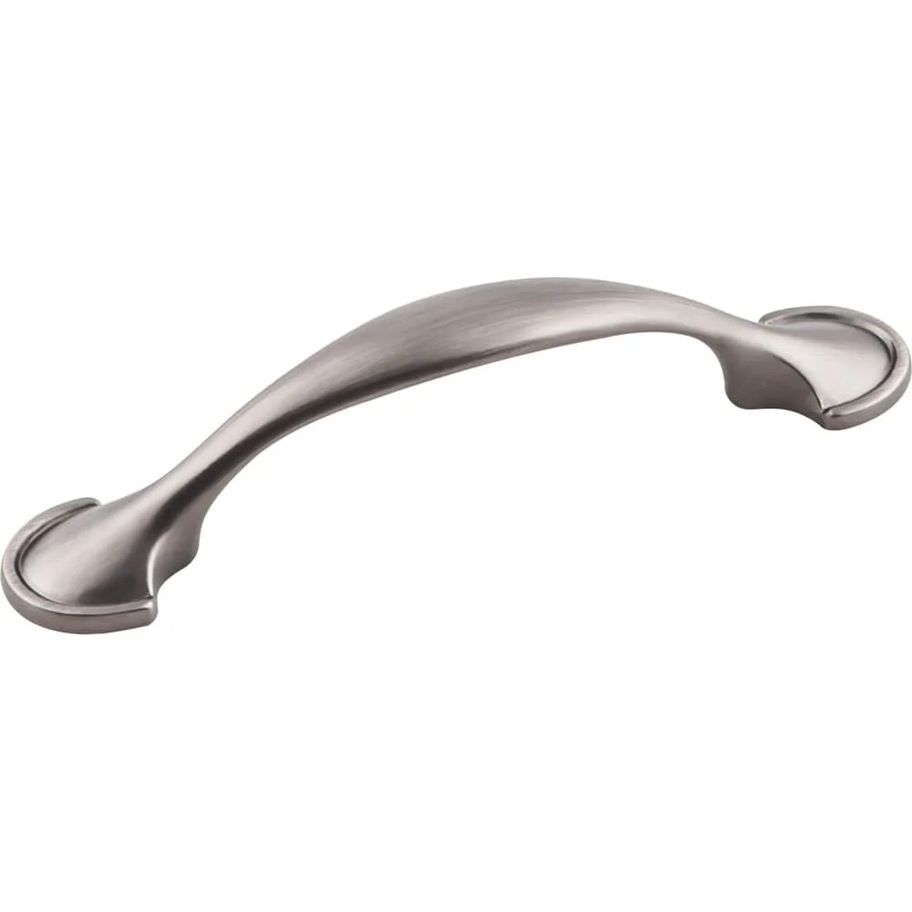 Watervale Pull, 3" C/C, Brushed Pewter - Image 1
