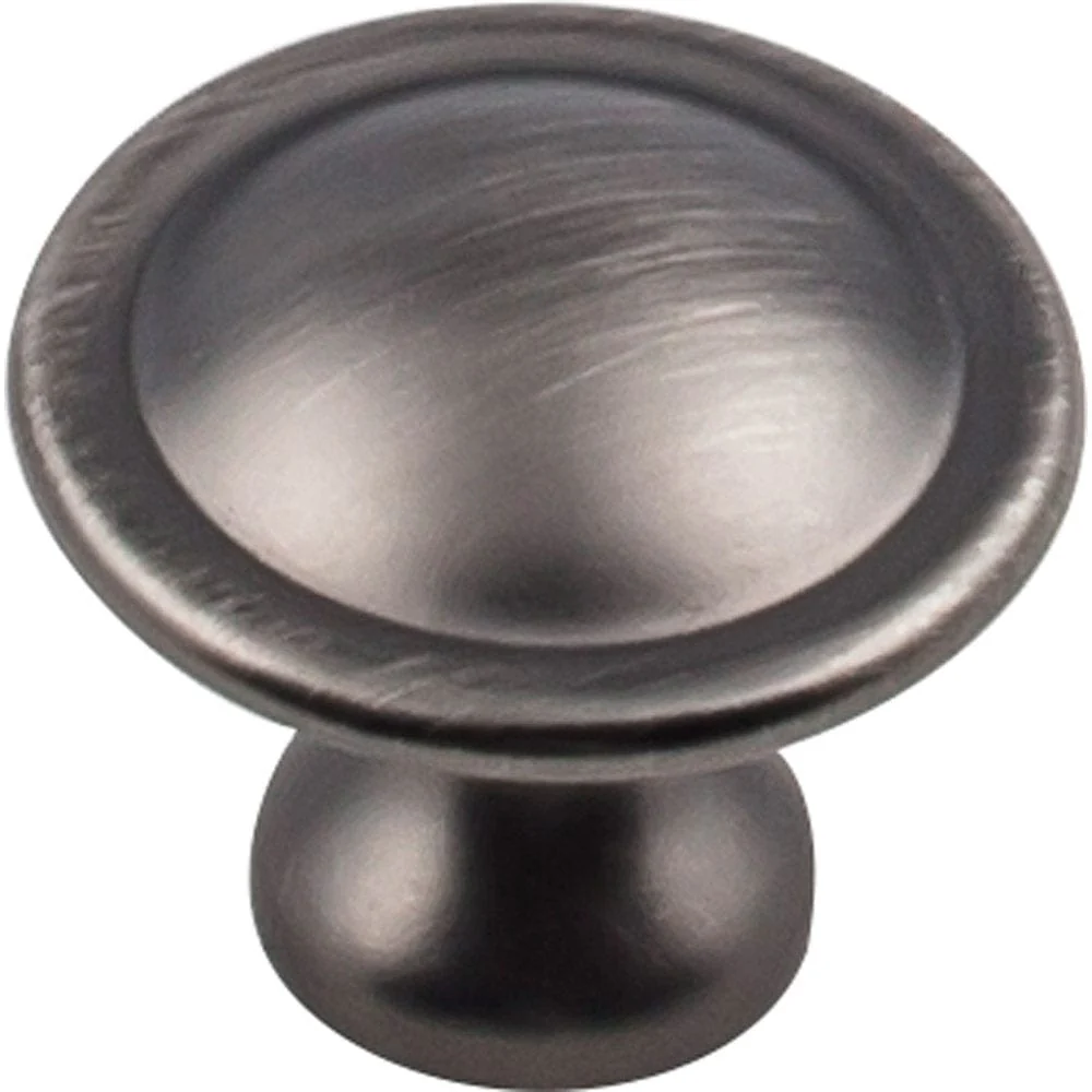 Watervale Knob, 1-1/8" Dia.,  Brushed Pewter - Image 1