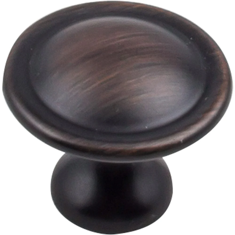 Watervale Knob, 1-1/8" Dia.,  Brushed Oil Rubbed Bronze - Image 1