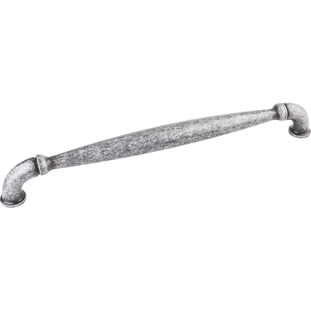 Chesapeake Appliance Handle, 12″ C/C, Distressed Antique Silver