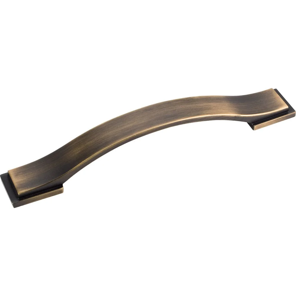 Mirada Pull, 128 mm C/C, Antique Brushed Satin Brass - Image 1