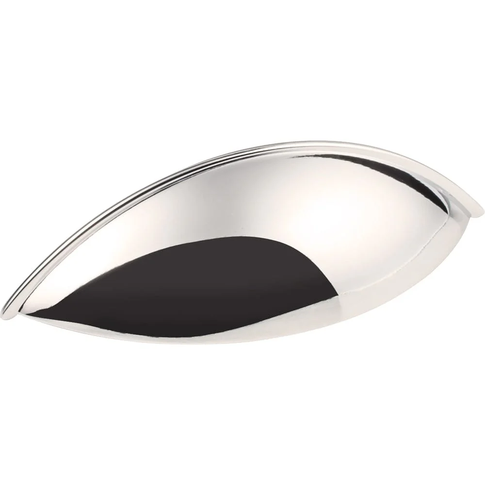 Bordeaux Pull, 96 mm C/C, Polished Nickel
