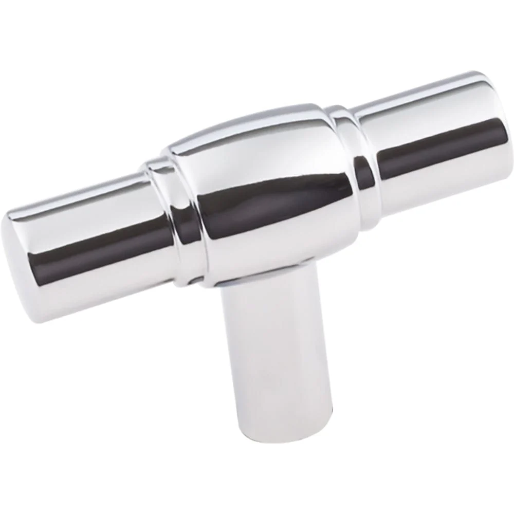 Hayworth "T" Knob, 2" O.L., Polished Chrome - Image 1