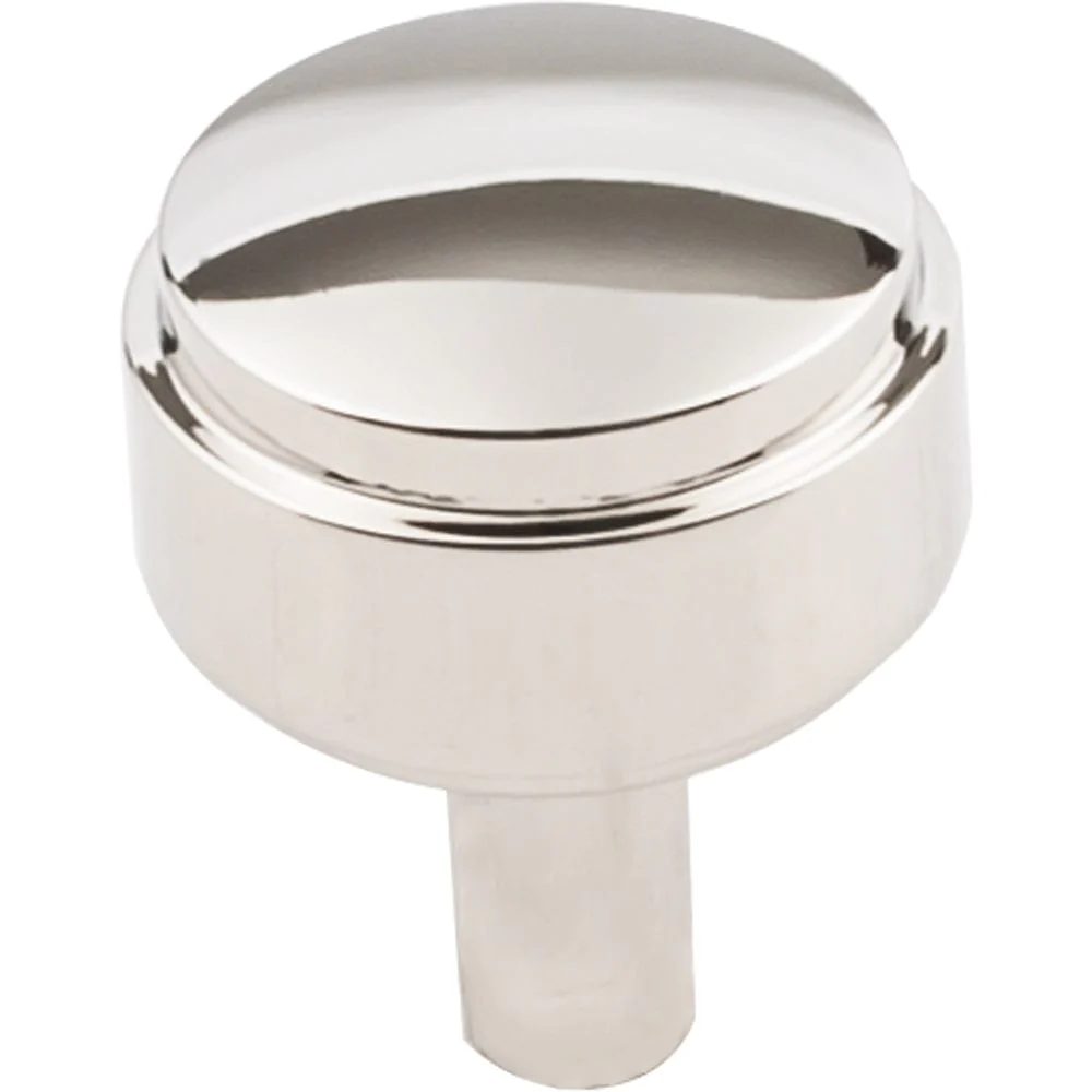 Hayworth Knob, 1-1/8" Dia.,  Polished Nickel - Image 1