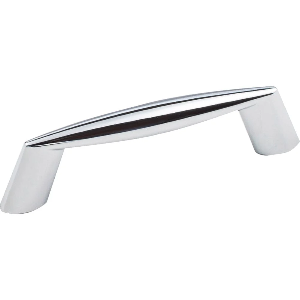 Zachary Pull, 3" C/C, Polished Chrome - Image 1