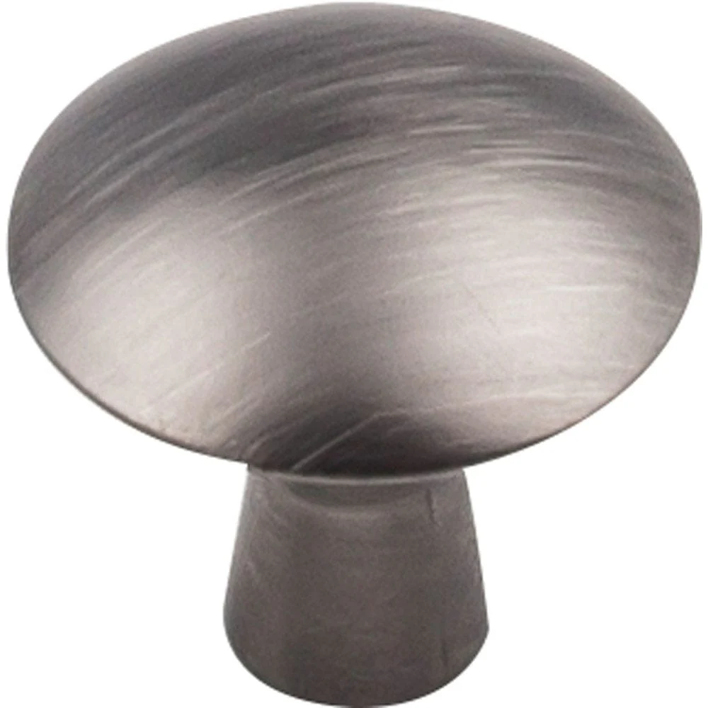 Zachary Knob, 1-1/16″ Dia Brushed Pewter