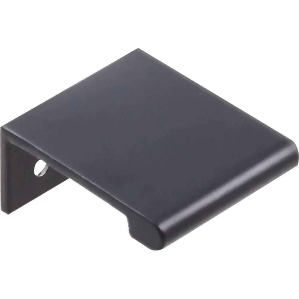 Edgefield Tab Pull, 16 mm C/C, Matt Black/Black - Image 1
