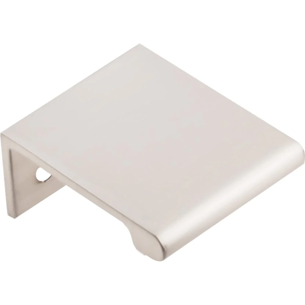 Edgefield Tab Pull, 16 mm C/C, Satin Nickel - Image 1