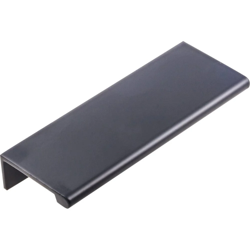 Edgefield Tab Pull, 76 mm C/C, Matt Black/Black - Image 1