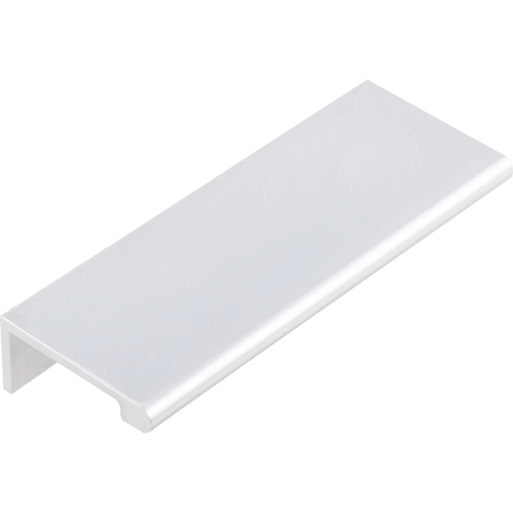 Edgefield Tab Pull, 76 mm C/C, Polished Chrome - Image 1