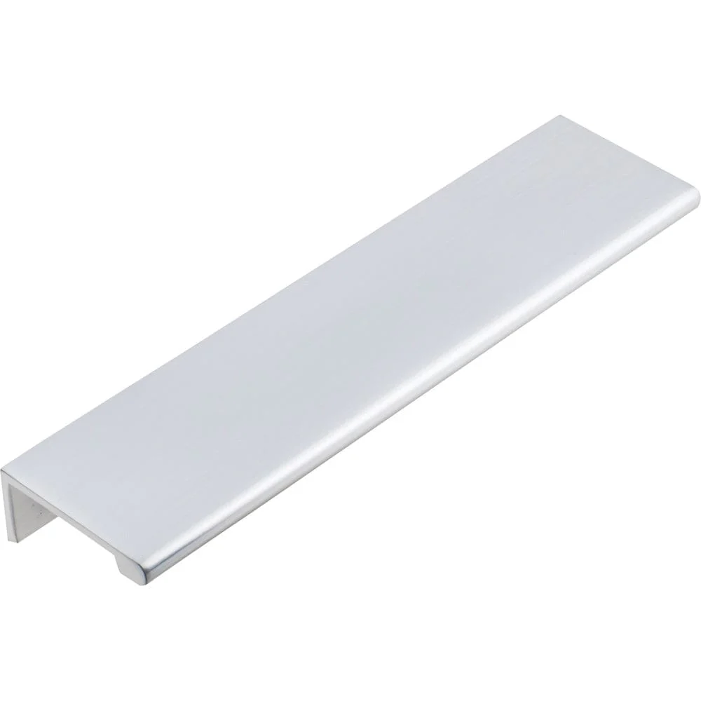 Edgefield Tab Pull, 127 mm C/C, Brushed Chrome - Image 1
