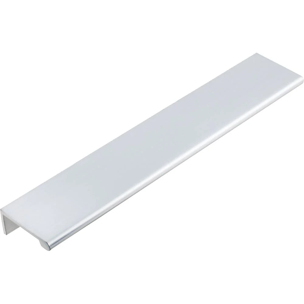 Edgefield Tab Pull, 90 mm C/C, Brushed Chrome - Image 1