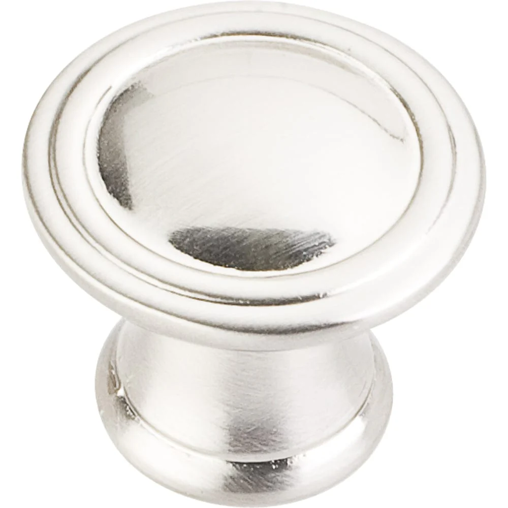 Cordova Knob, 1-3/16″ Dia.,  Satin Nickel