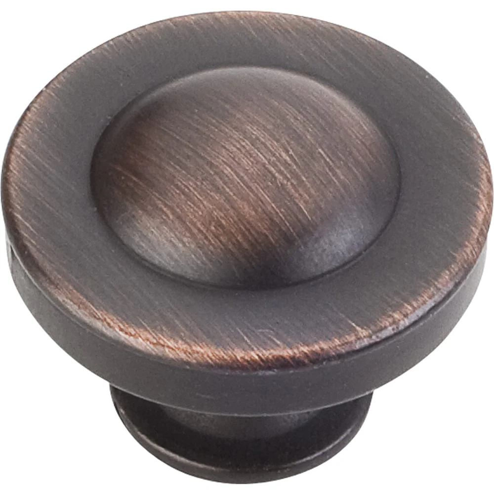 Cordova Knob, 1-1/4" Dia.,  Brushed Oil Rubbed Bronze - Image 2