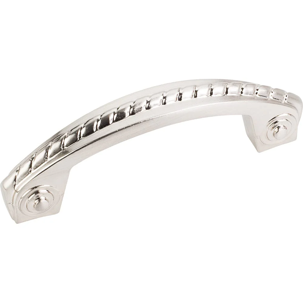 Rhodes Pull, 3″ C/C, Satin Nickel