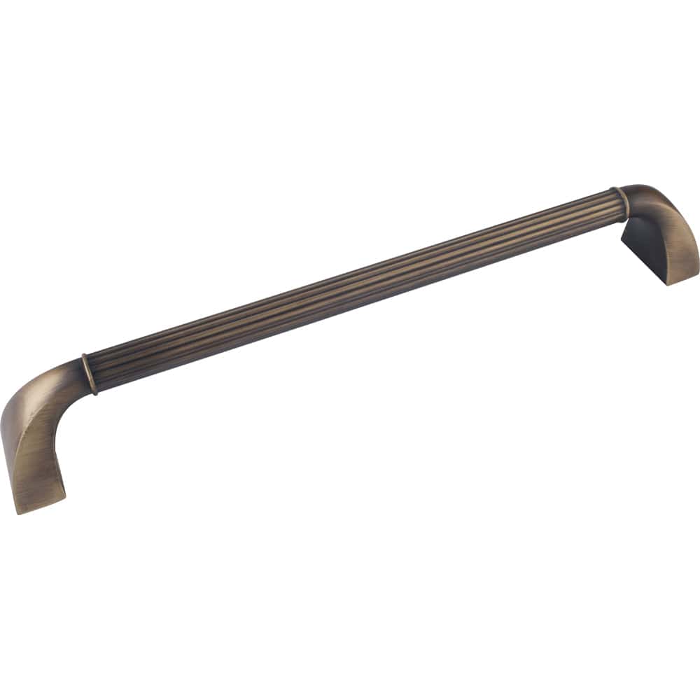 Cordova Appliance Handle, 12" C/C, Antique Brushed Satin Brass - Image 2