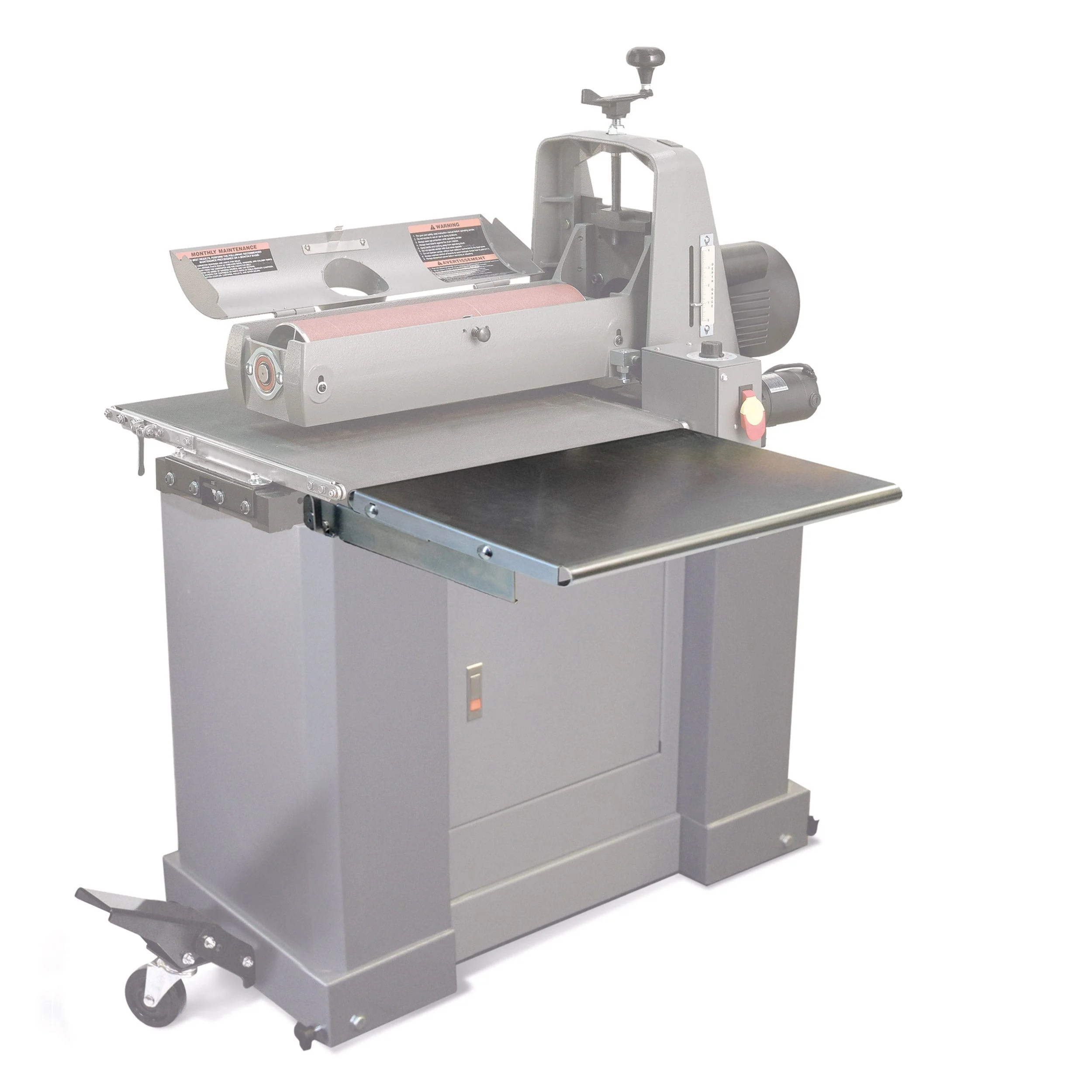 Folding Infeed/Outfeed for 25-50 SuperMax Drum Sander - Image 1