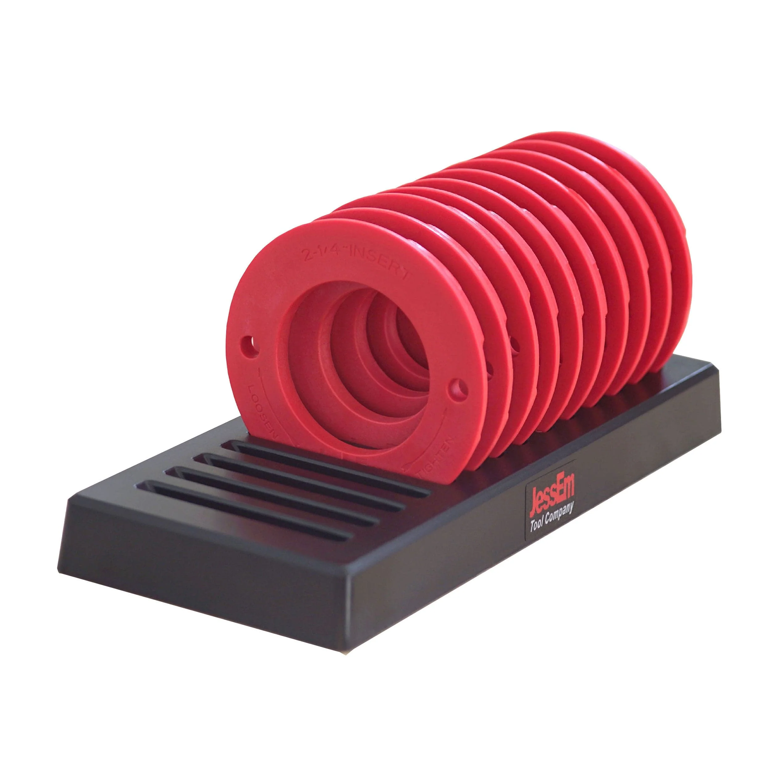 Router Table/Lift Insert Ring Set with Storage - 10 Piece - Image 1