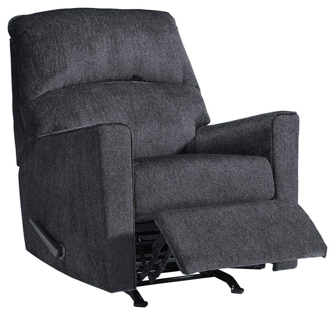 Altari Slate Chenille Recliner - Image 3