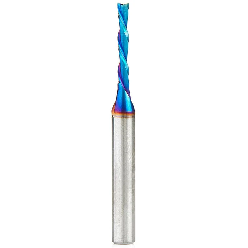 46225-K Spiral Plunge Down-Cut Router Bit 1/8 D" 13/16"CH 1/4"SH 2-1/2"OL - Image 1