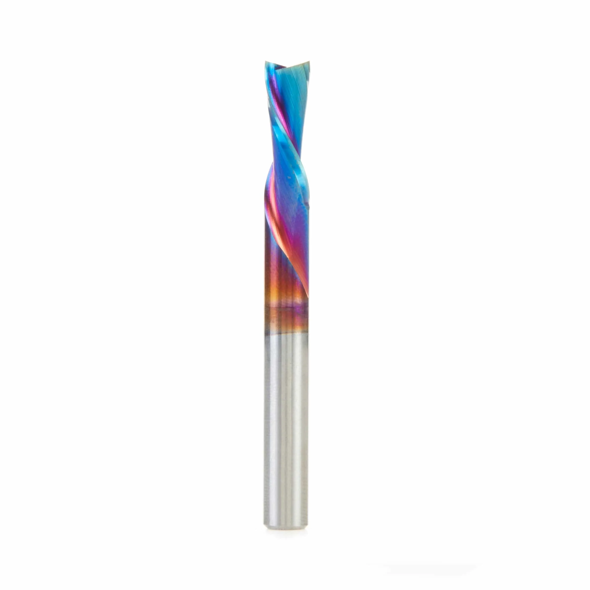 46202-K Solid Carbide Coated Spiral Plunge Router Bit, 1/4 Diameter x 3/4 x 1/4 Inch Shank - Image 1