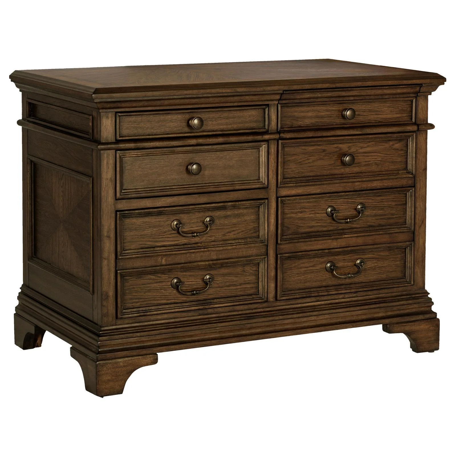 Hartshill 5 Drawer File Cabinet Burnished Oak - Image 2