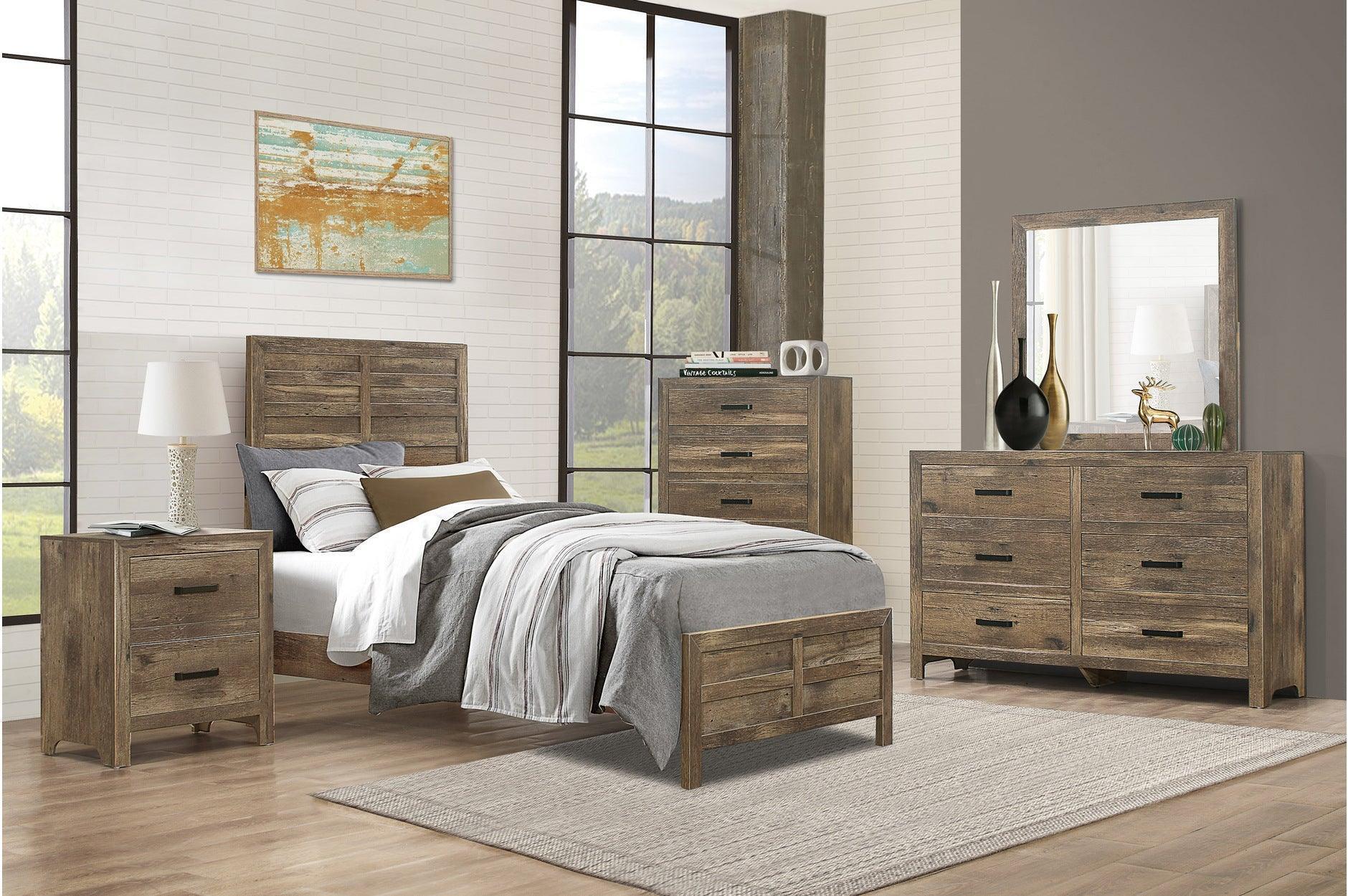 Mandan Light Brown Panel Bedroom Set - Image 2