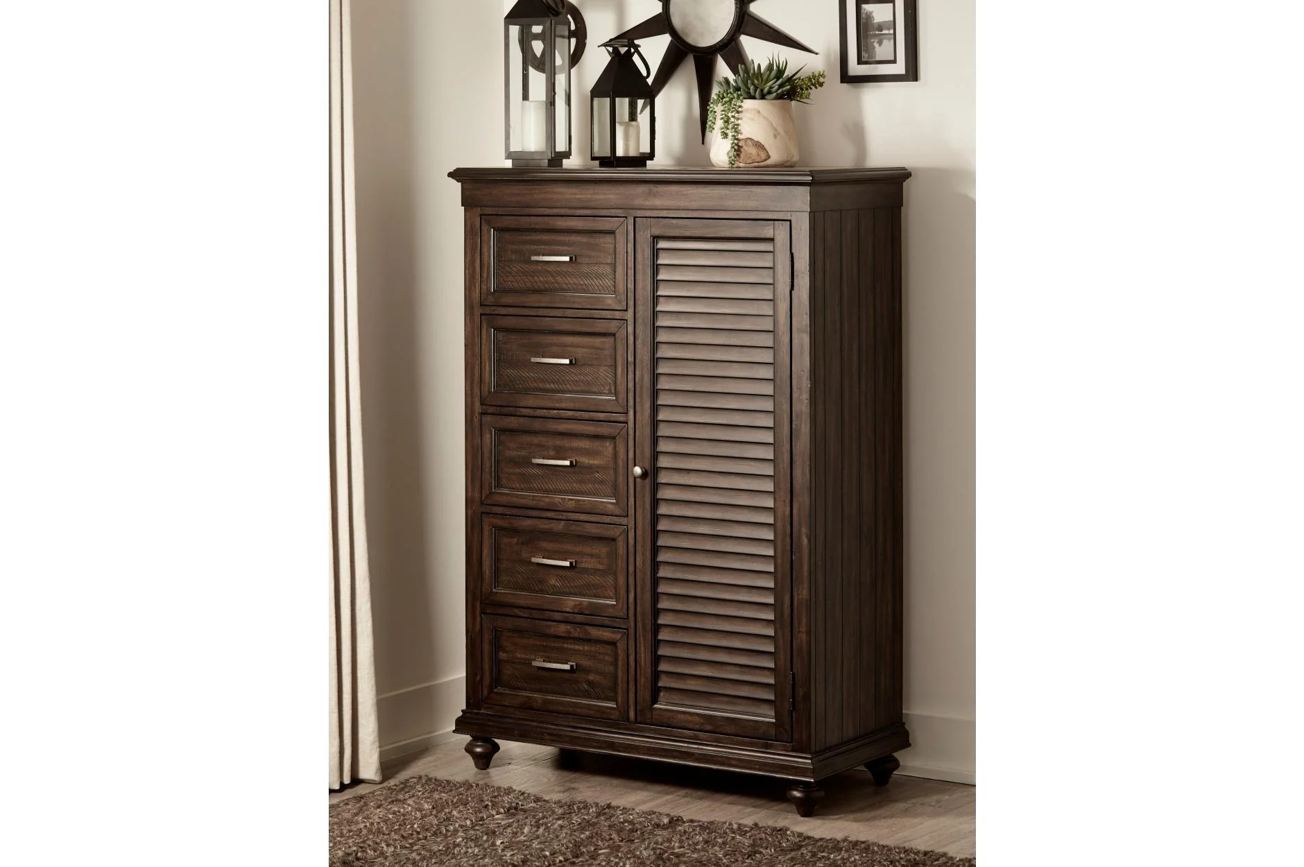 Cardano Charcoal Panel Bedroom Set - Image 2