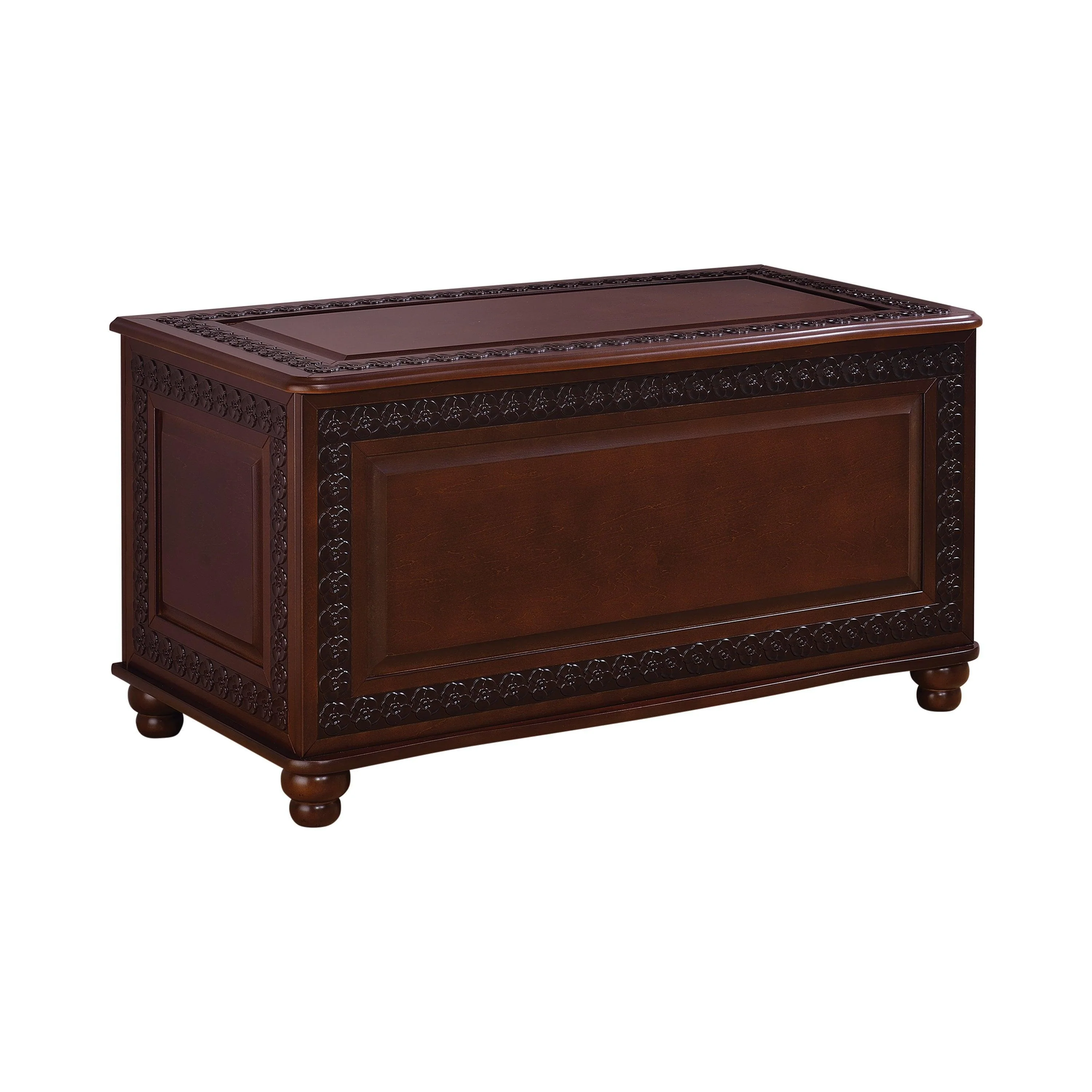 Finlay Flip Open Storage Cedar Chest Deep Tobacco - Image 2