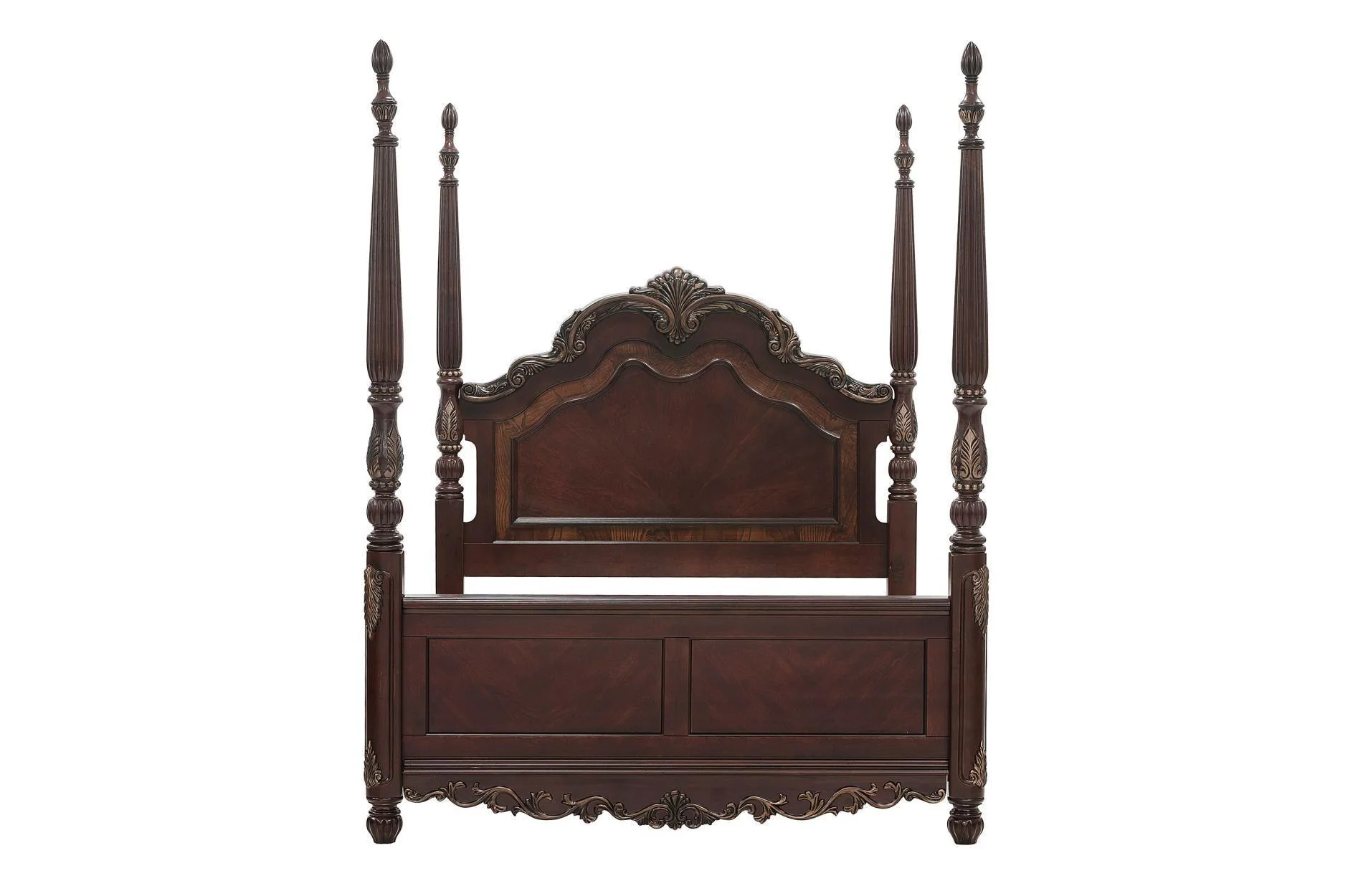 Deryn Park Cherry Poster Bedroom Set - Image 3