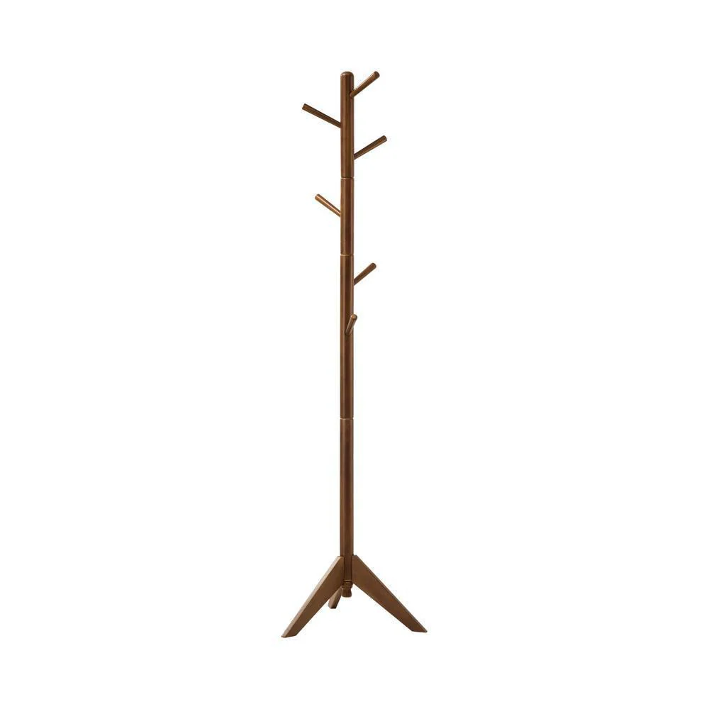 Devlin Coat Rack with 6 Hooks Walnut - Image 2