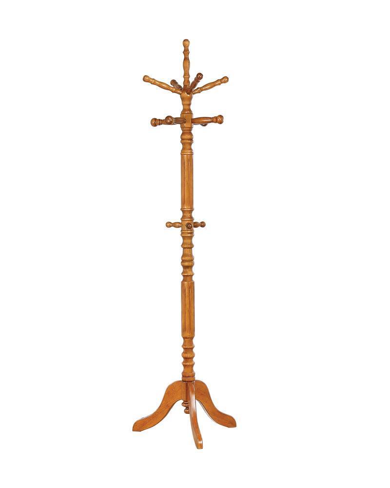 Achelle 11 Hook Freestanding Coat Rack Hanger Golden Brown - Image 2