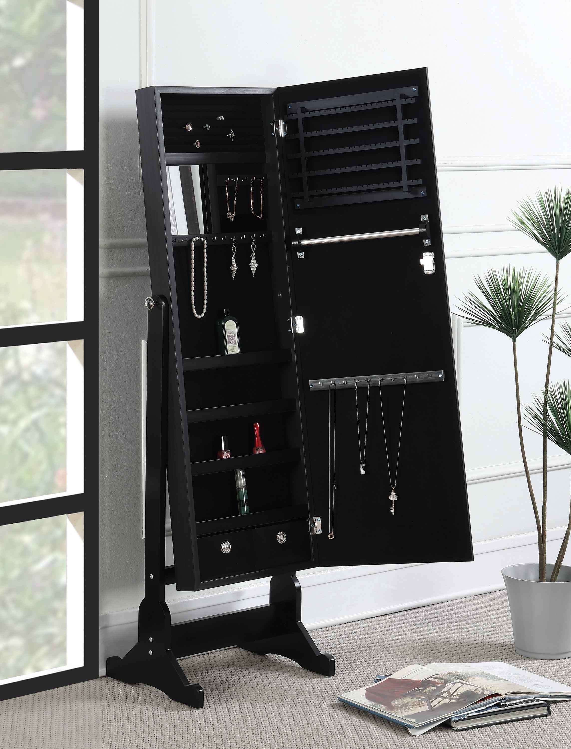 Tutuola Jewelry Cheval Mirror Black - Image 3