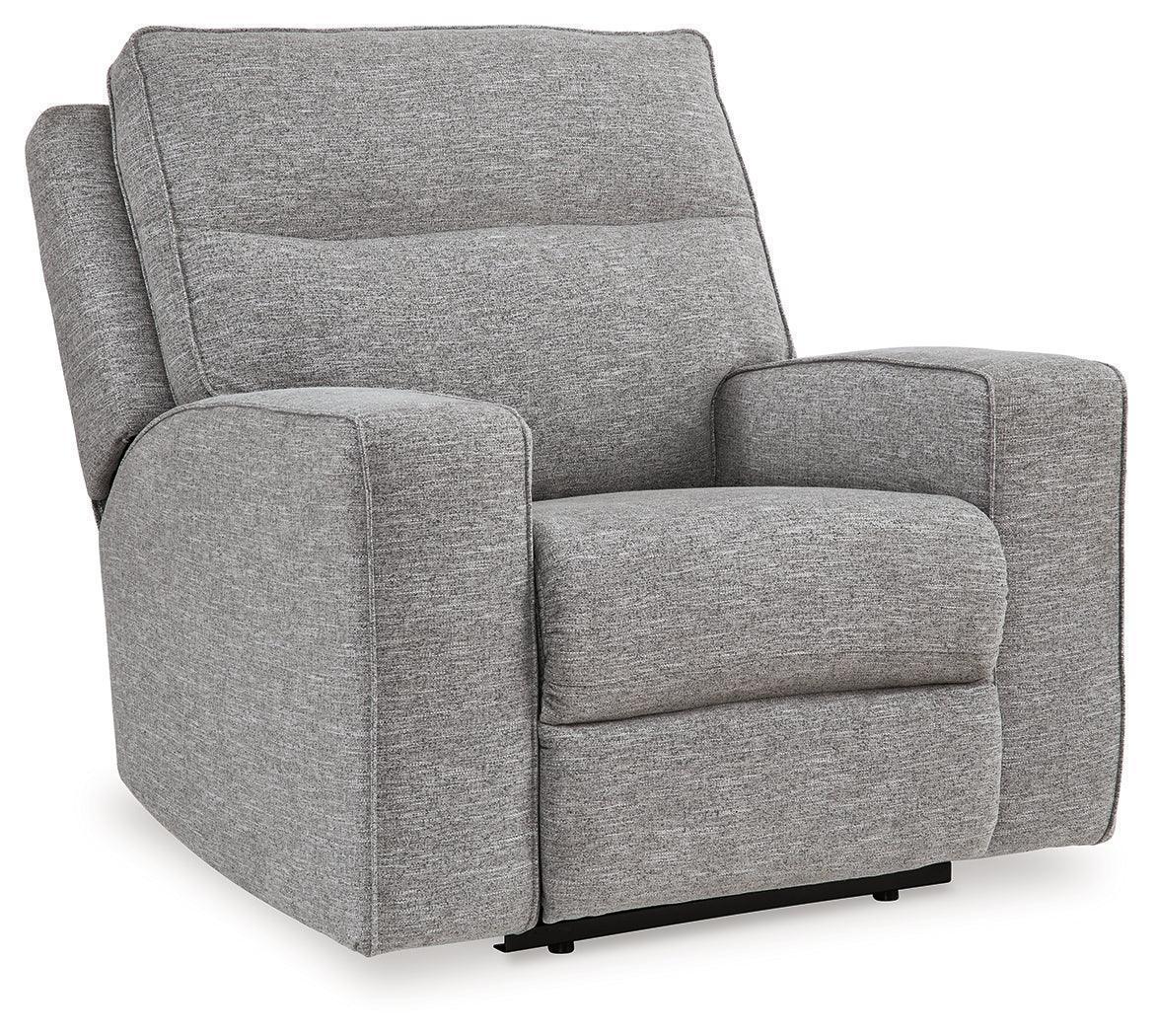 Biscoe Pewter Textured,nuvella® Power Recliner - Image 2