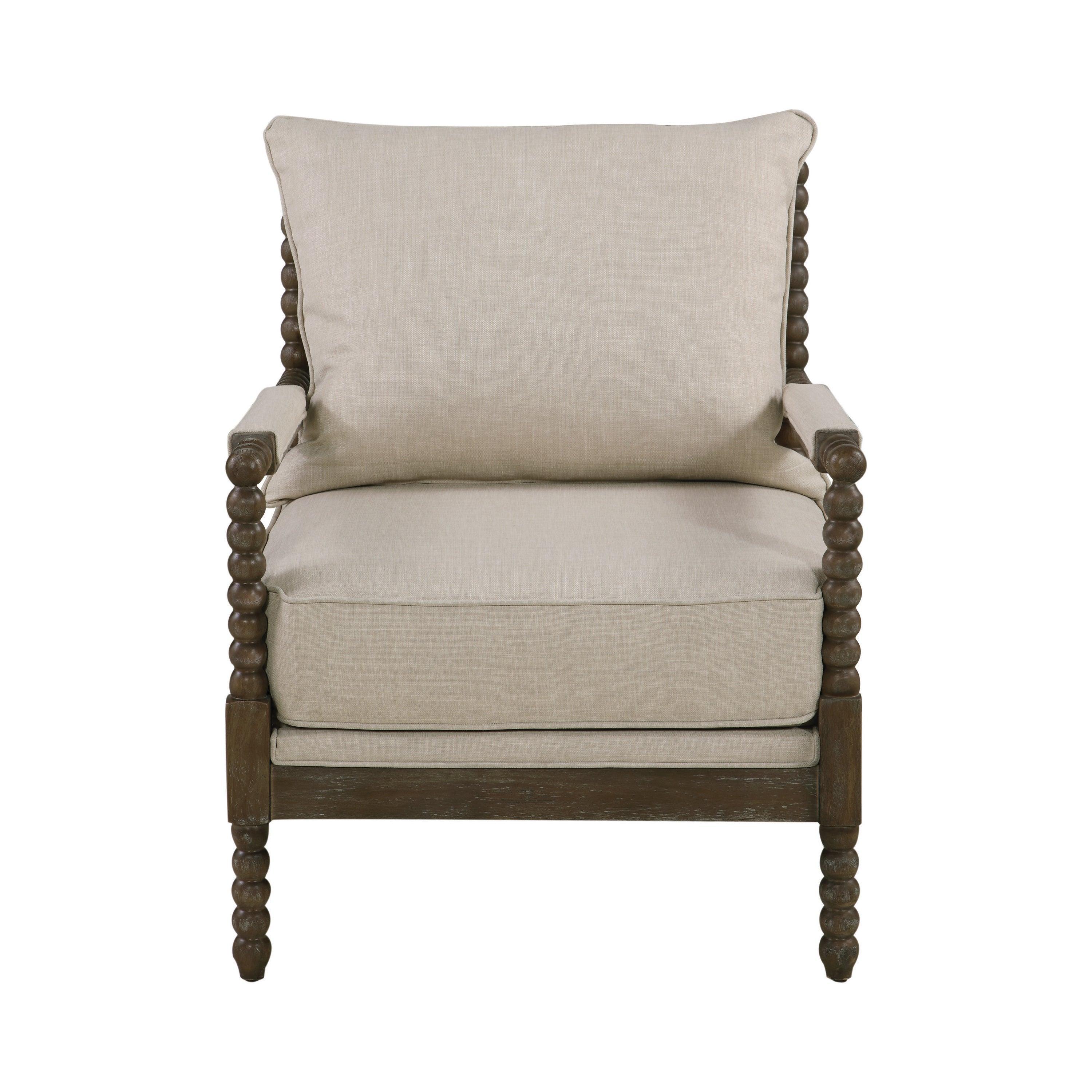 Blanchett Cushion Back Accent Chair Oatmeal Natural - Image 3