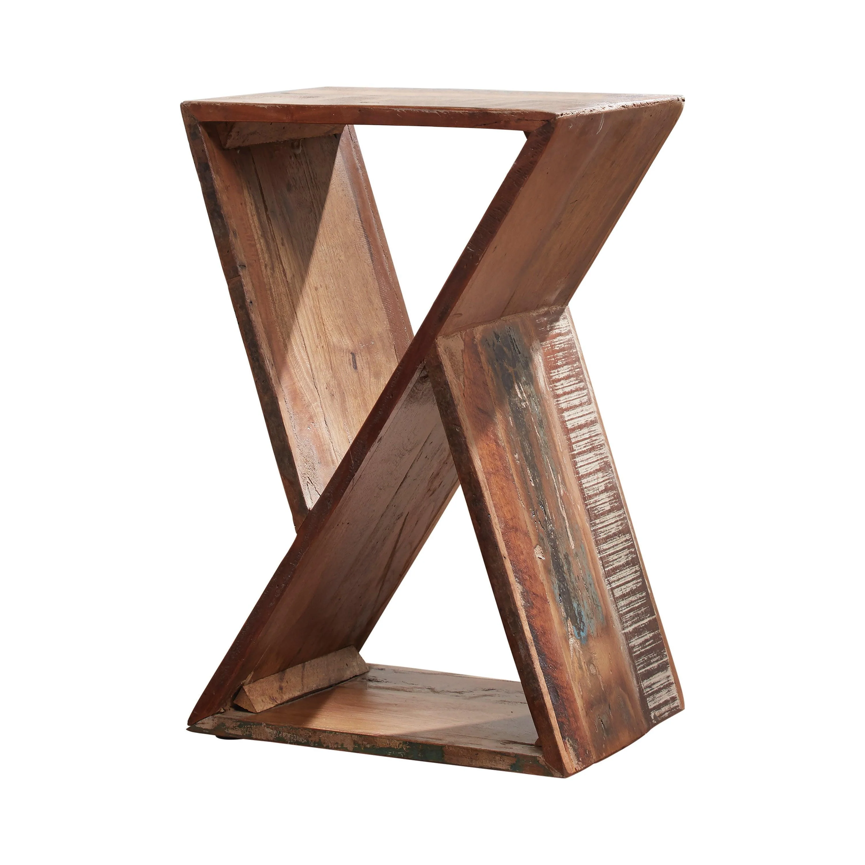 Lily Geometric Accent Table Natural - Image 2