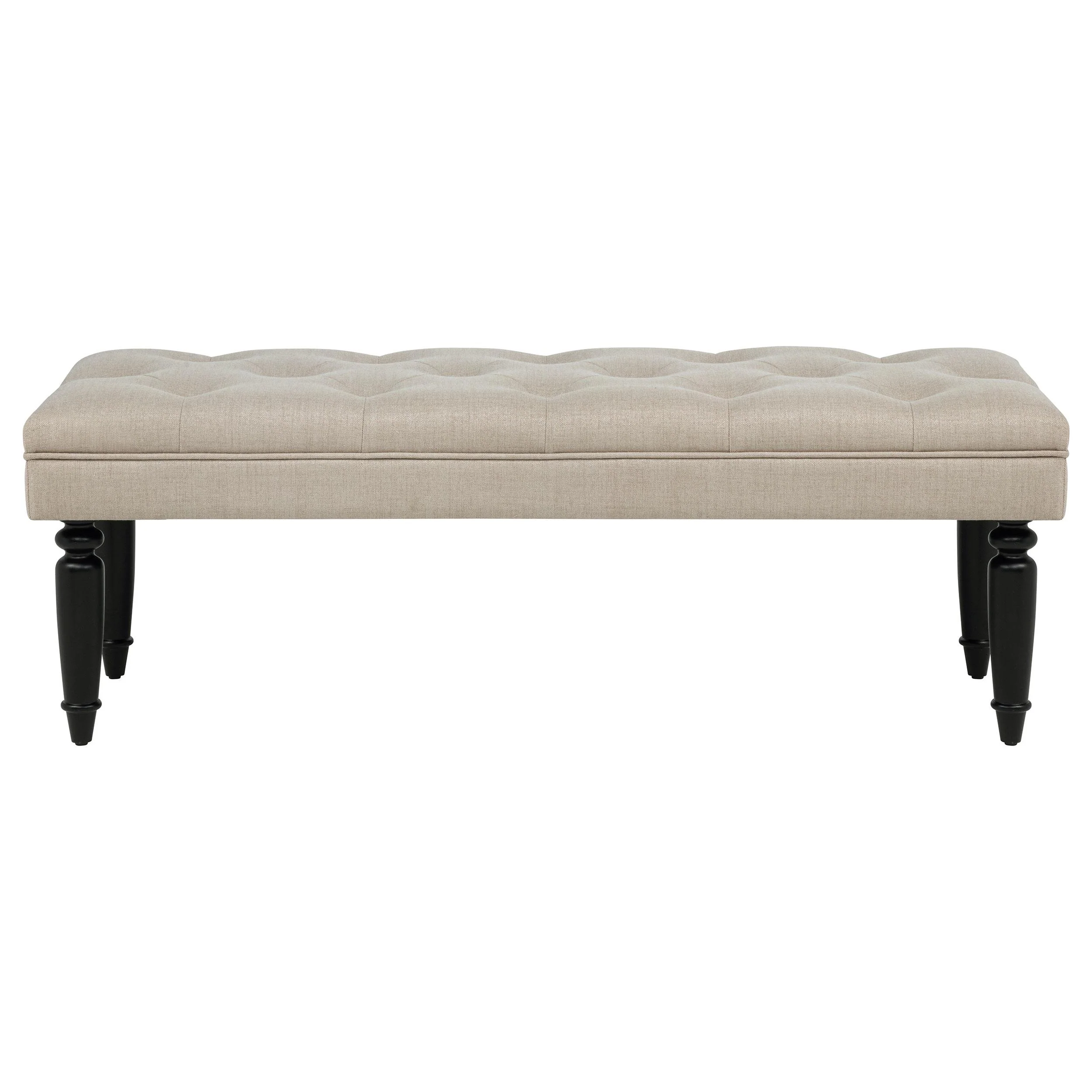 Marsha 52-inch Upholstered Entryway Accent Bench Latte - Image 3
