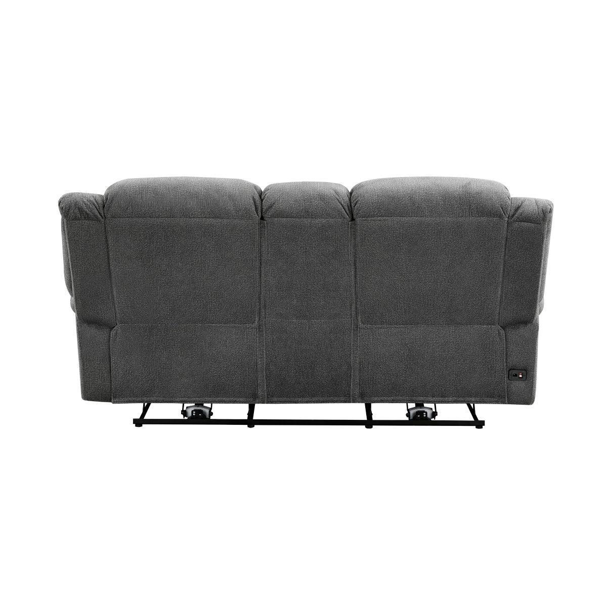 Brennen Charcoal Power Reclining Loveseat - Image 3