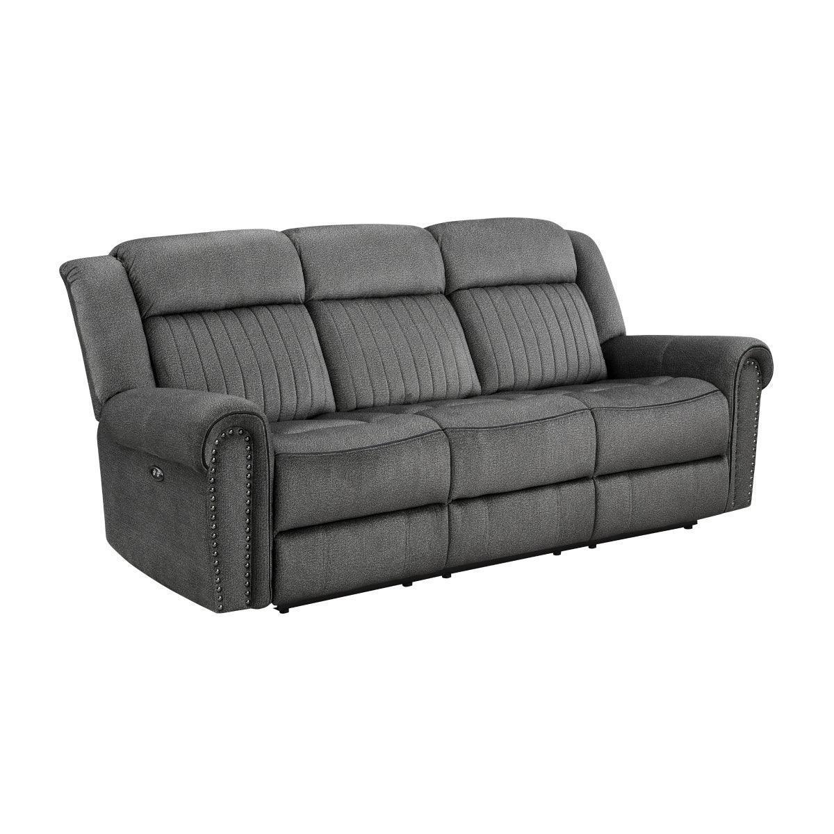 Brennen Charcoal Power Reclining Sofa - Image 2
