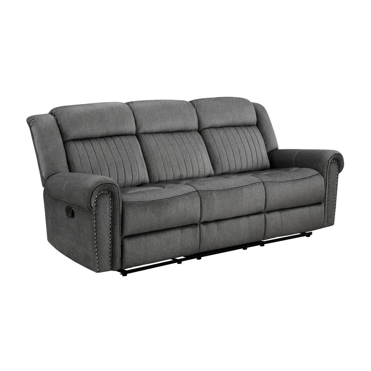 Brennen Charcoal Reclining Sofa - Image 2